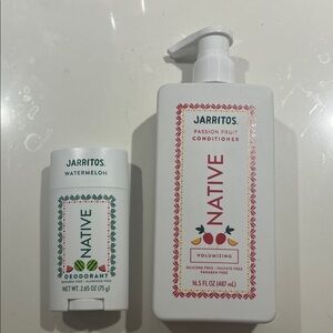Native Watermelon Deodorant and Passion Fruit Conditioner